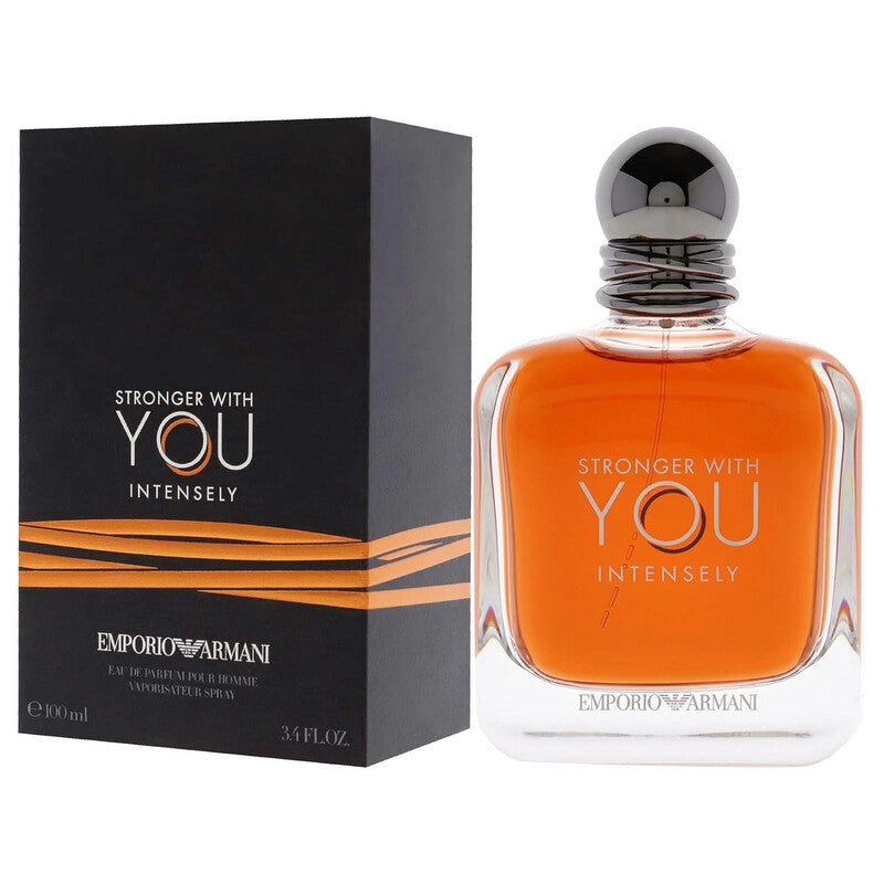 Giorgio Armani Men's Emporio Armani Stronger With You Intensely EDP Spray 3.4 oz Fragrances Item No. 3614272225718