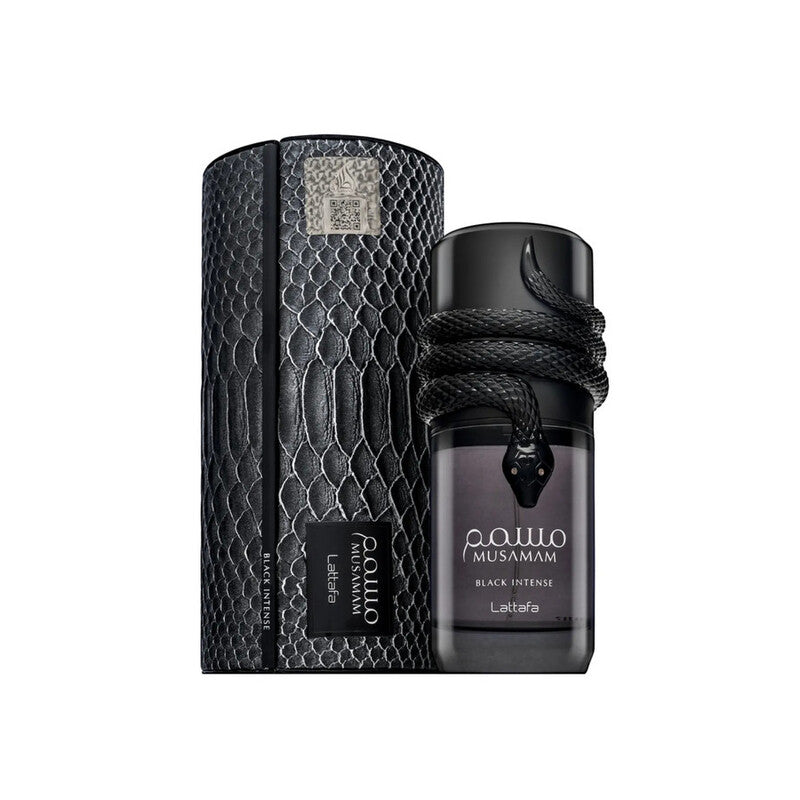 Lattafa Men's Musamam Black Intense EDP Spray 3.4 oz Fragrances Item No. 6290362345527