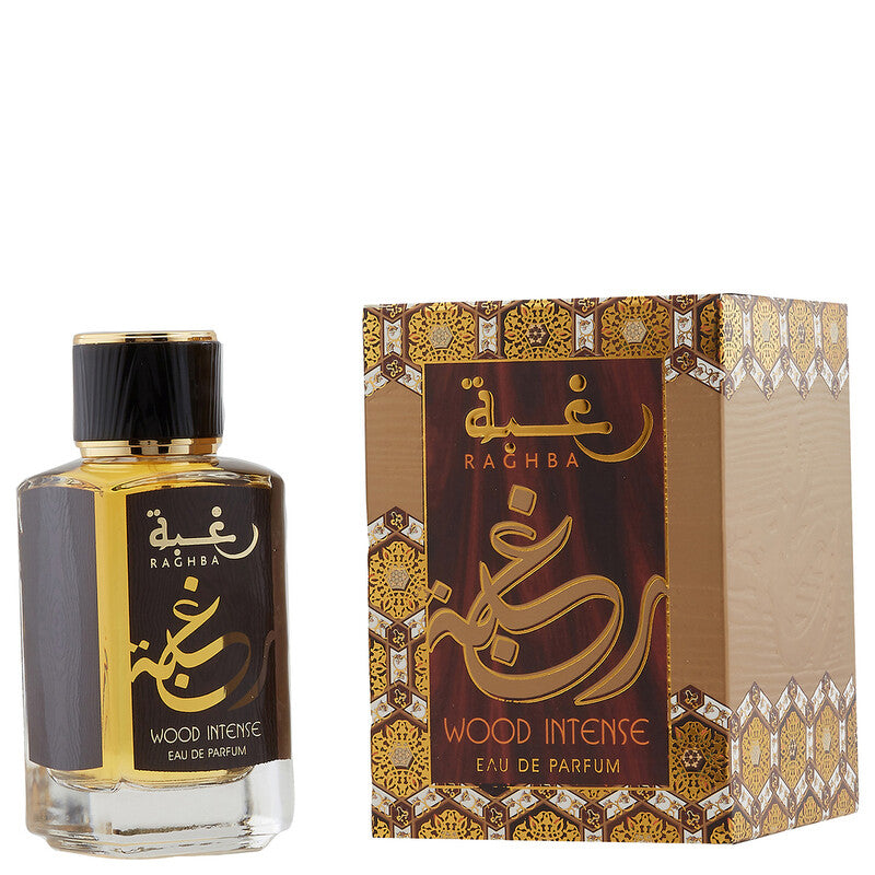 Lattafa Unisex Raghba Wood Intense EDP Spray 3.4 oz Fragrances Item No. 6291106064070