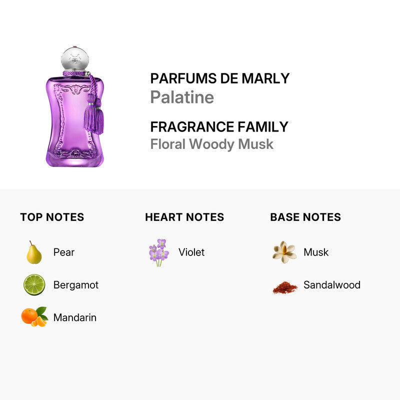 Parfums De Marly Ladies Palatine EDP Spray 2.5 oz Fragrances Item No. 3700578504555