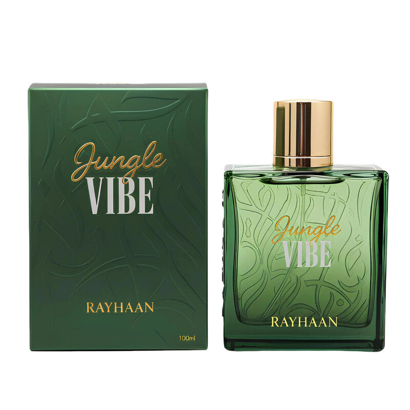 Rayhaan  Men's Jungle Vibe EDP Spray 3.3 oz Fragrances Item No. 6297001571286