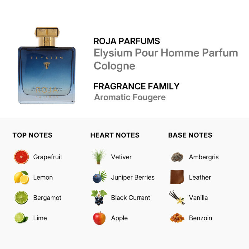 Roja Parfums  Men's Elysium EDP Spray 3.4 oz (100 ml) Item No. 5060399670272