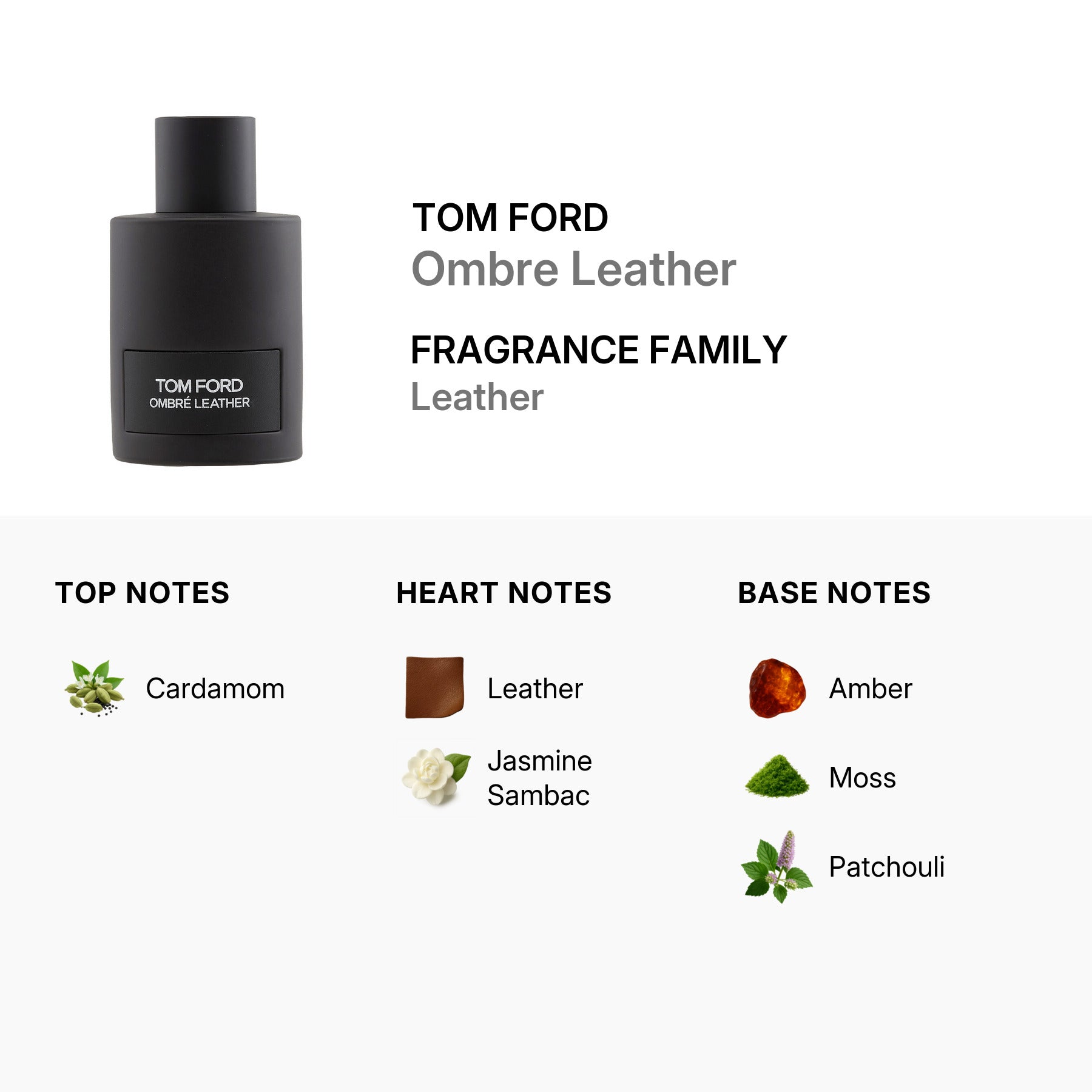 Tom Ford Ombre Leather Eau de Parfum Spray 3.4 oz Item No. 888066075145